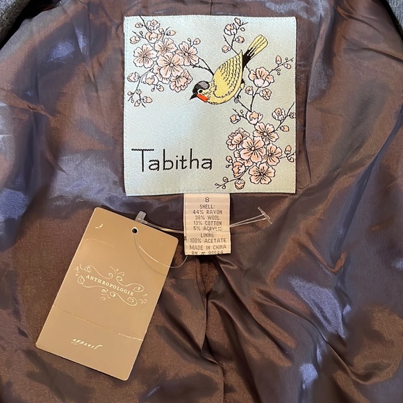 Anthropologie TABITHA Size 8 RuffleEdge Crop Artistic Nouveaux Feminine $178 NEW - Picture 14 of 16